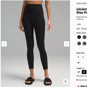 lululemon Align™ High-Rise Pant 25" Size 4